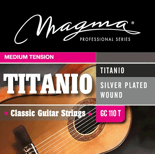 Cuerdas Para Guitarra Clásica Titanio Magma GC110T