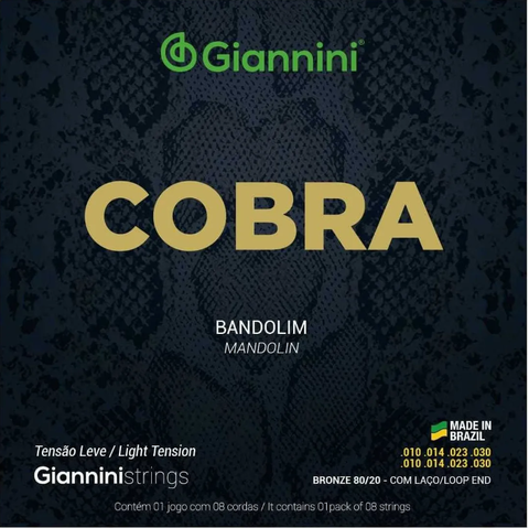 Cuerdas Mandolina 8 cuerdas Cobra Giannini