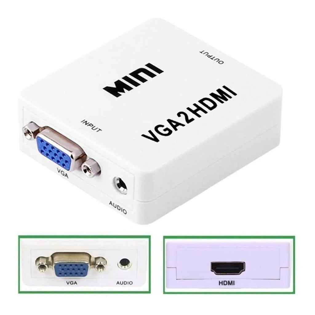 Conversor VGA a HDMI con sonido Macro - Espacio música