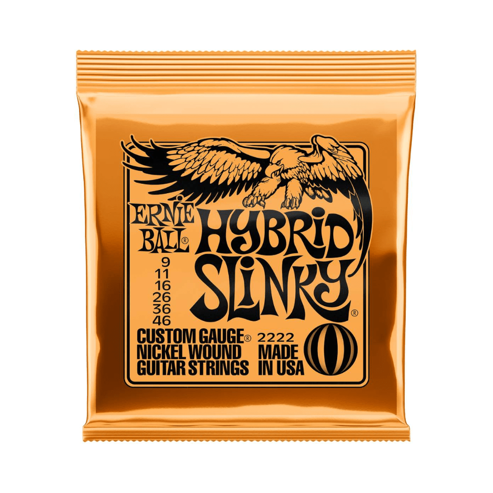 Cuerdas Guitarra Eléctrica Hybrid Slinky 09 - 46 Ernie Ball - Espacio música