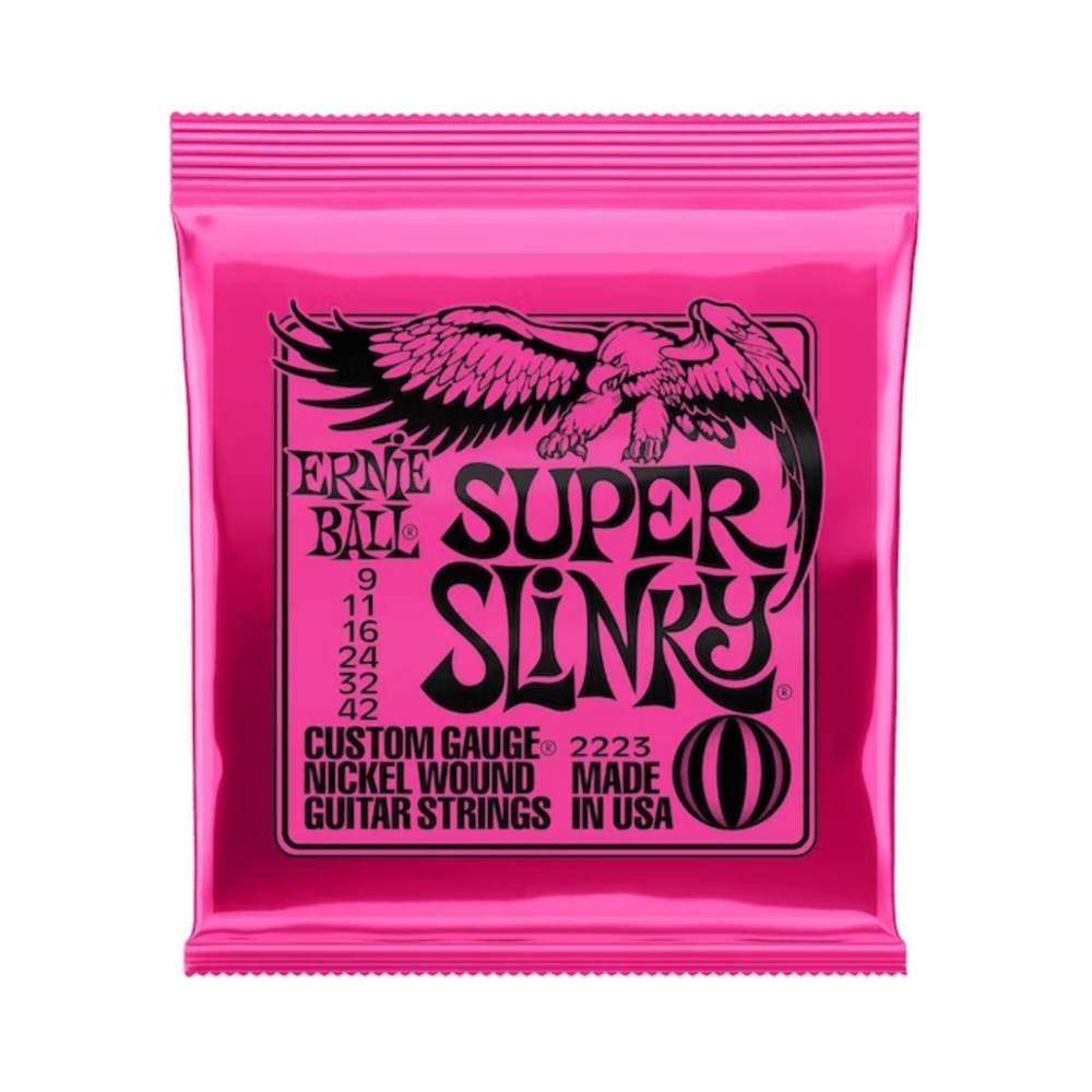 Cuerdas Guitarra Eléctrica Super Slinky 9 - 42 Ernie Ball - Espacio música