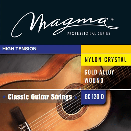 Cuerdas Para Guitarra Clásica Tensión Alta Magma GC120D - Espacio música