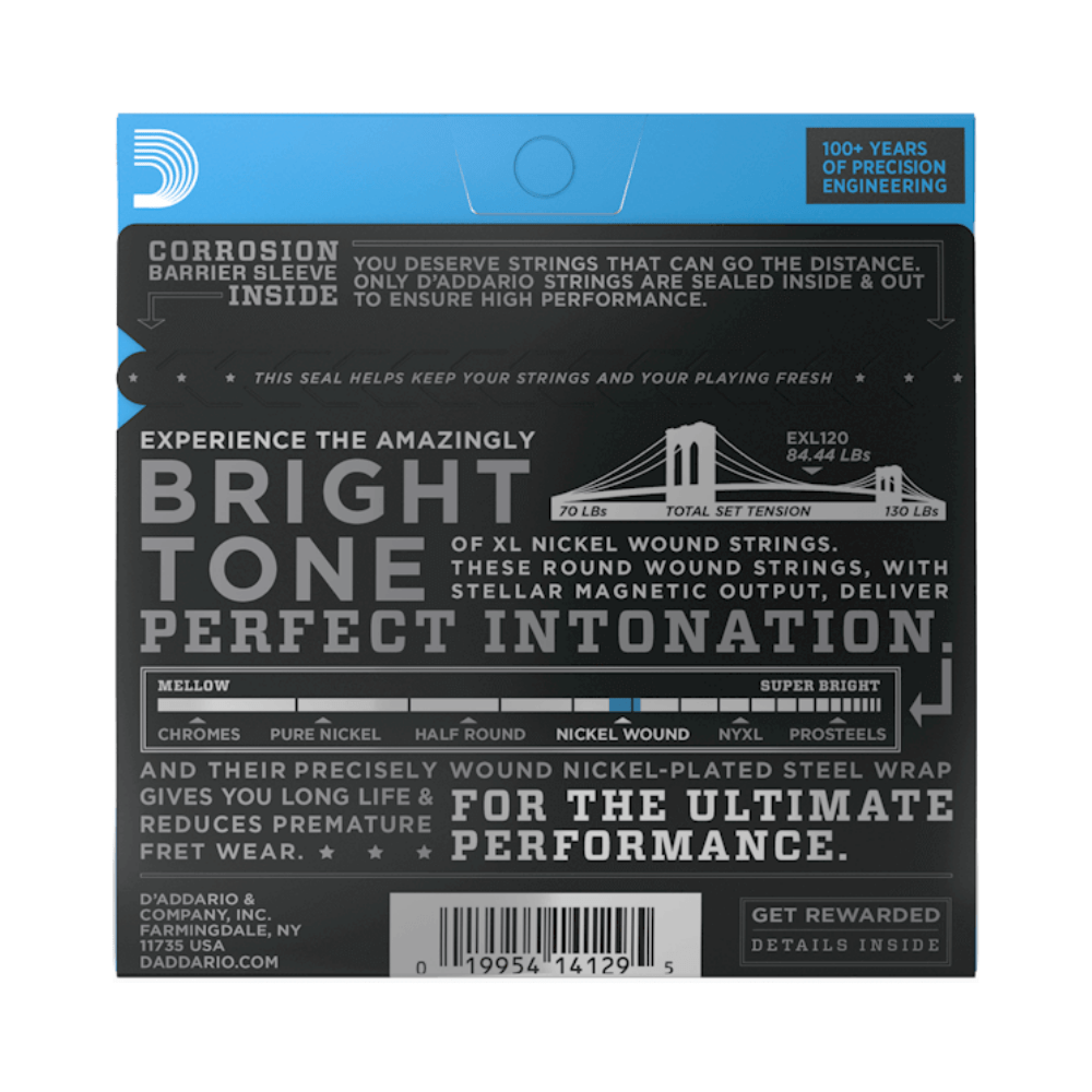 Cuerdas para Guitarra Eléctrica 09 - 42 D'Addario - Espacio música