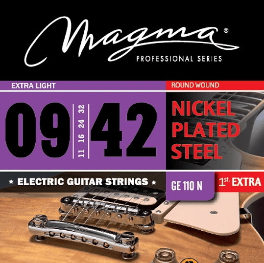 Cuerdas Para Guitarra Eléctrica Magma GE110N 09 - 42 - Espacio música