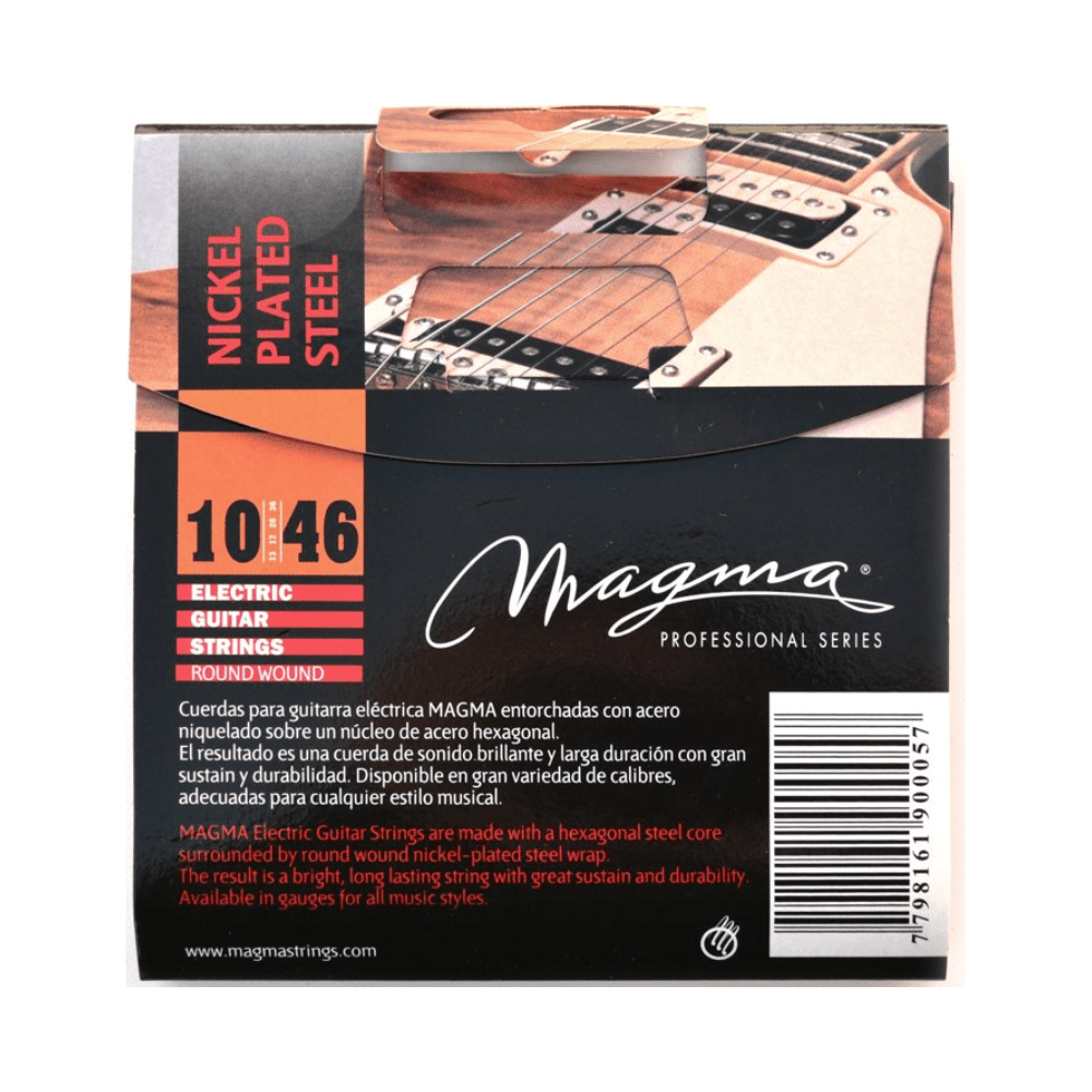 Cuerdas Para Guitarra Eléctrica Magma GE140N 10 - 46 - Espacio música