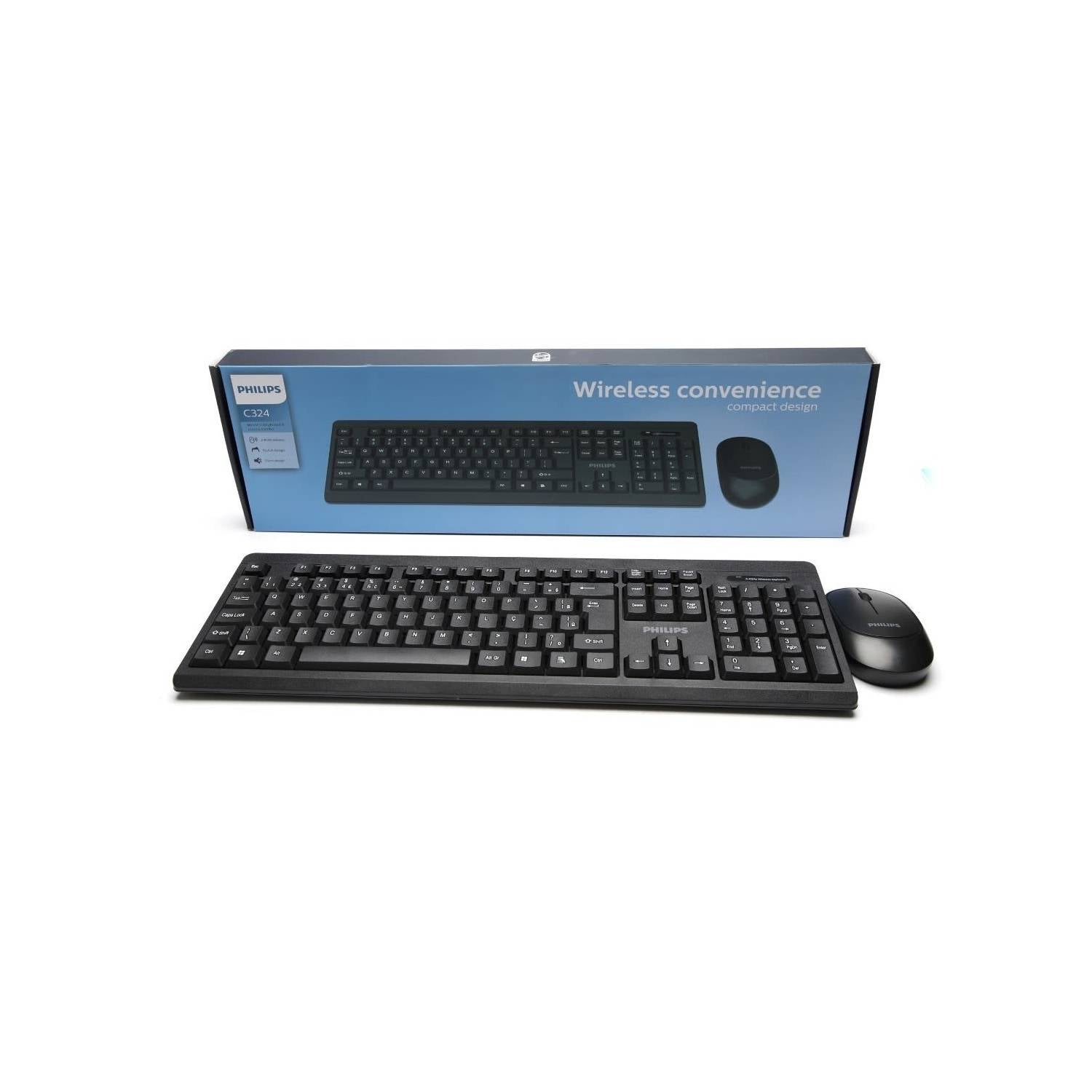 Kit Combo Teclado y Mouse Inalambrico Philips