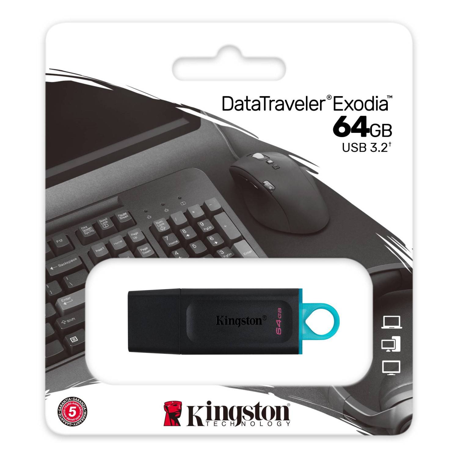 Pendrive DTX 64gb Usb 3.2 Kingston