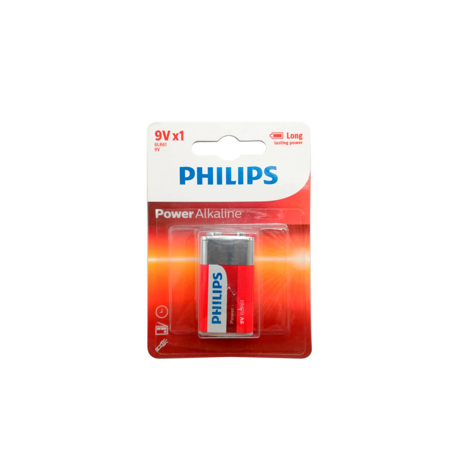 Batería 9v Alkaline Philips