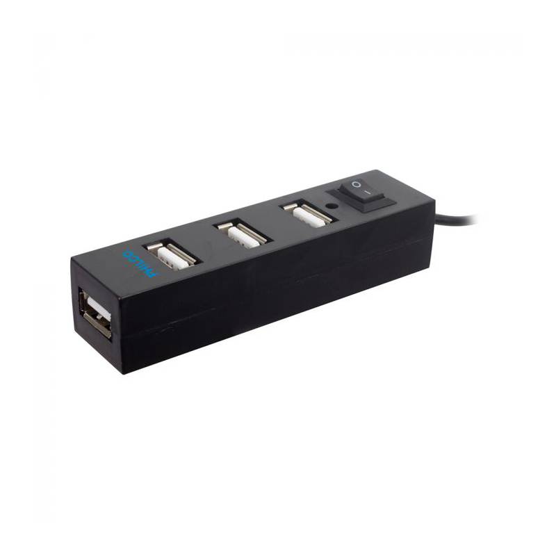 Mini HUB 4 Puertos USB 2.0 Philco