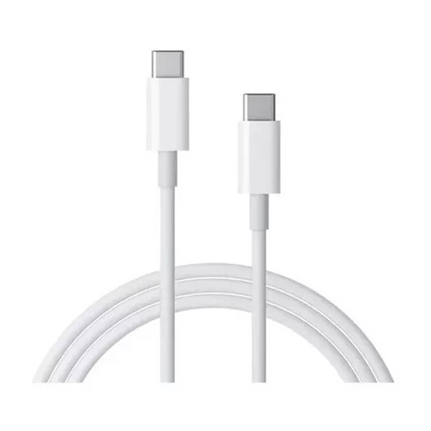 Cable tipo c a tipo c carga rápida 66W 2m blanco