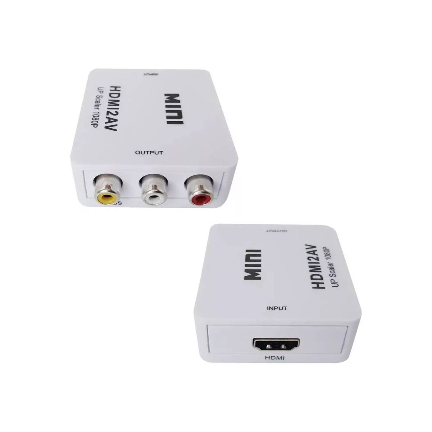 Convertidor Hdmi a RCA adaptador 720p y 1080p full Hd