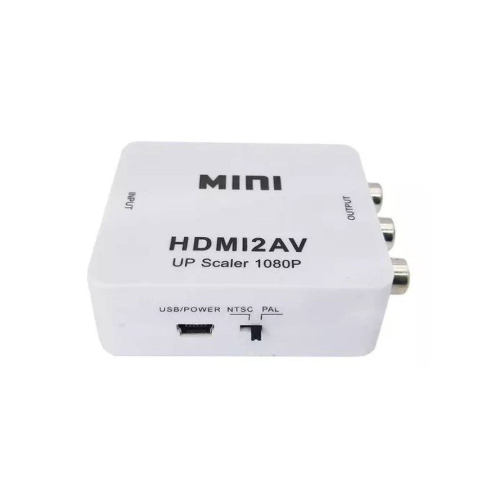 Convertidor Hdmi a RCA adaptador 720p y 1080p full Hd