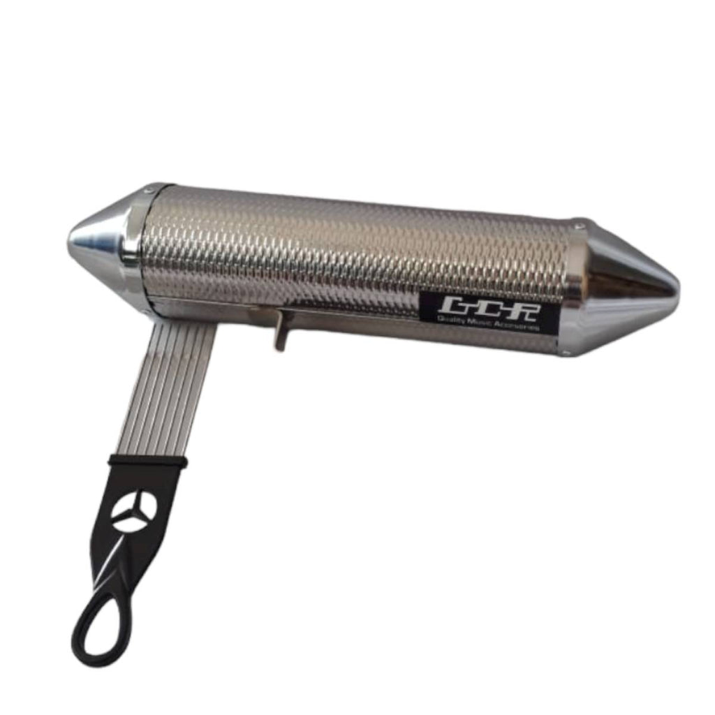 Güiro torpedo metálico con peineta GCR - Espacio música