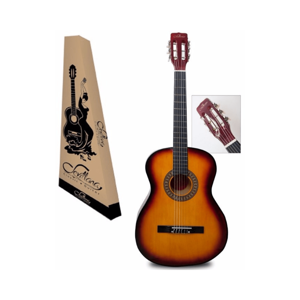 Guitarra Clásica 34" para niño Sunburst Sevillana - Espacio música