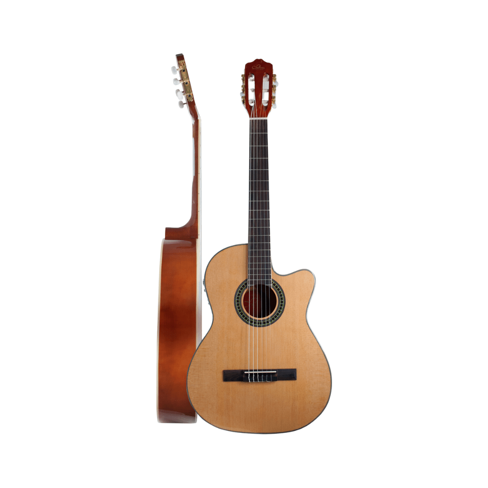 Guitarra Clásica 39" Cutaway Natural Sevillana - Espacio música