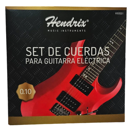Cuerdas para Guitarra Eléctrica 0.10 Hendrix