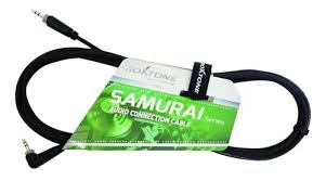 Cable Auxiliar 3.5 mm Ángulo 3m Roxtone