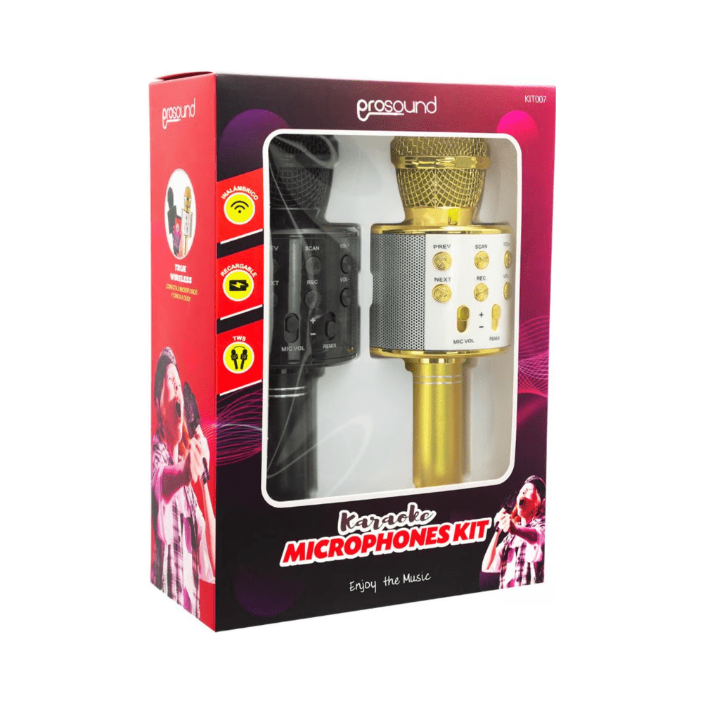 Kit de Micrófonos Inalámbricos TWS Prosound - Espacio música