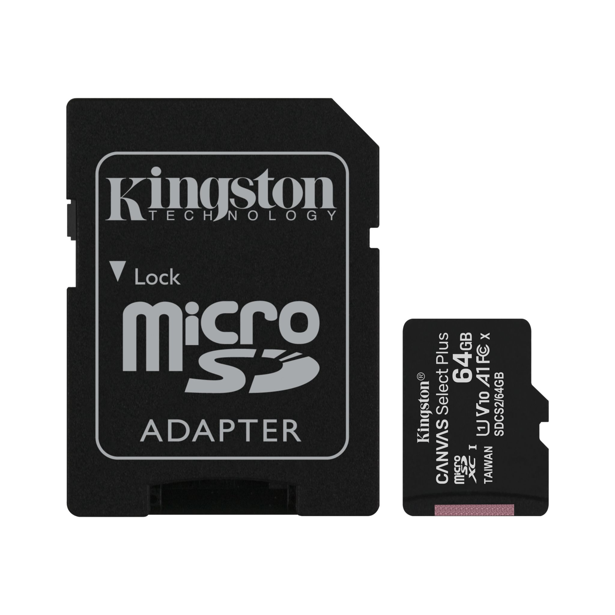 Tarjeta microSD Canvas Select Plus 64Gb Kingston