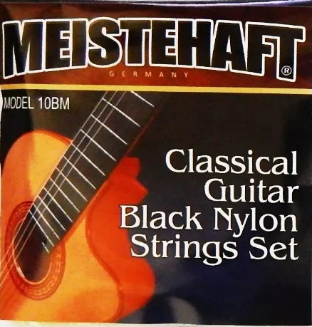 Cuerdas para Guitarra clásica nylon negras Meistehaft