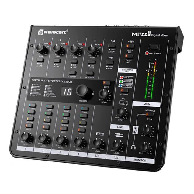 Mezclador digital MIXX 8.6 Relacart - Espacio música