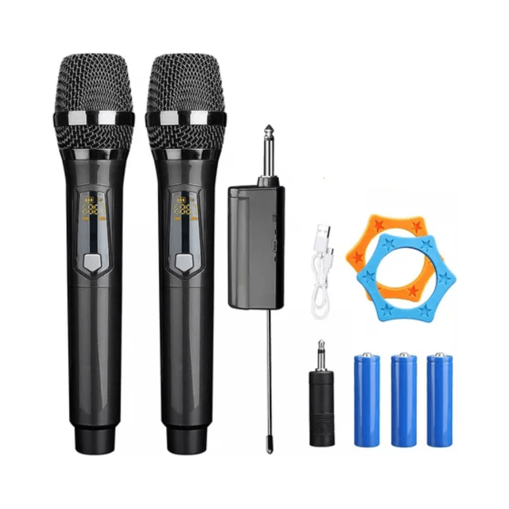 Micrófonos Inalámbricos UHF Kit x2 VRC - Espacio música