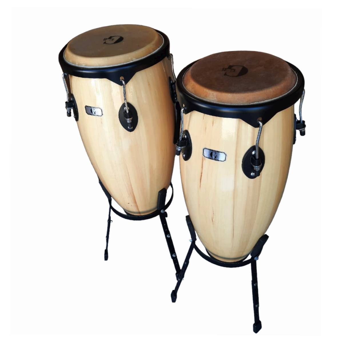 Conga 10"+11" con atril tipo maceta Rowell GCR
