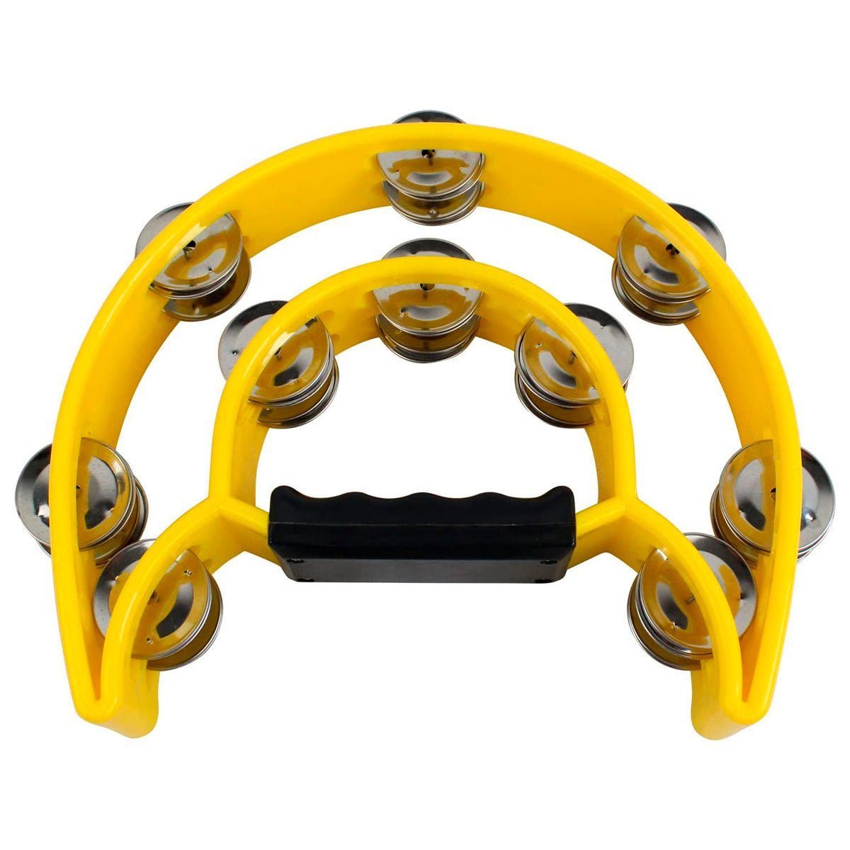 Pandero plástico media luna colores - Espacio música