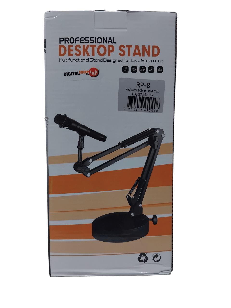 Pedestal de Sobremesa para Micrófono Digital Shop - Espacio música