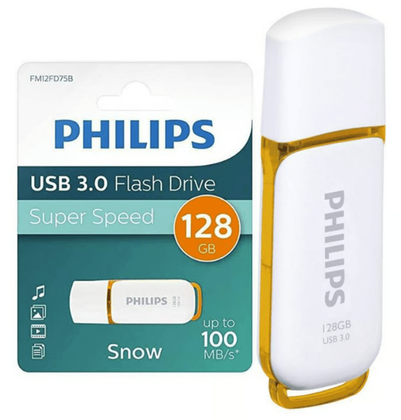 Pendrive Snow USB 3.0 128GB Philips - Espacio música