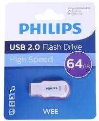 Pendrive USB 2.0 WEE 64 GB Philips - Espacio música