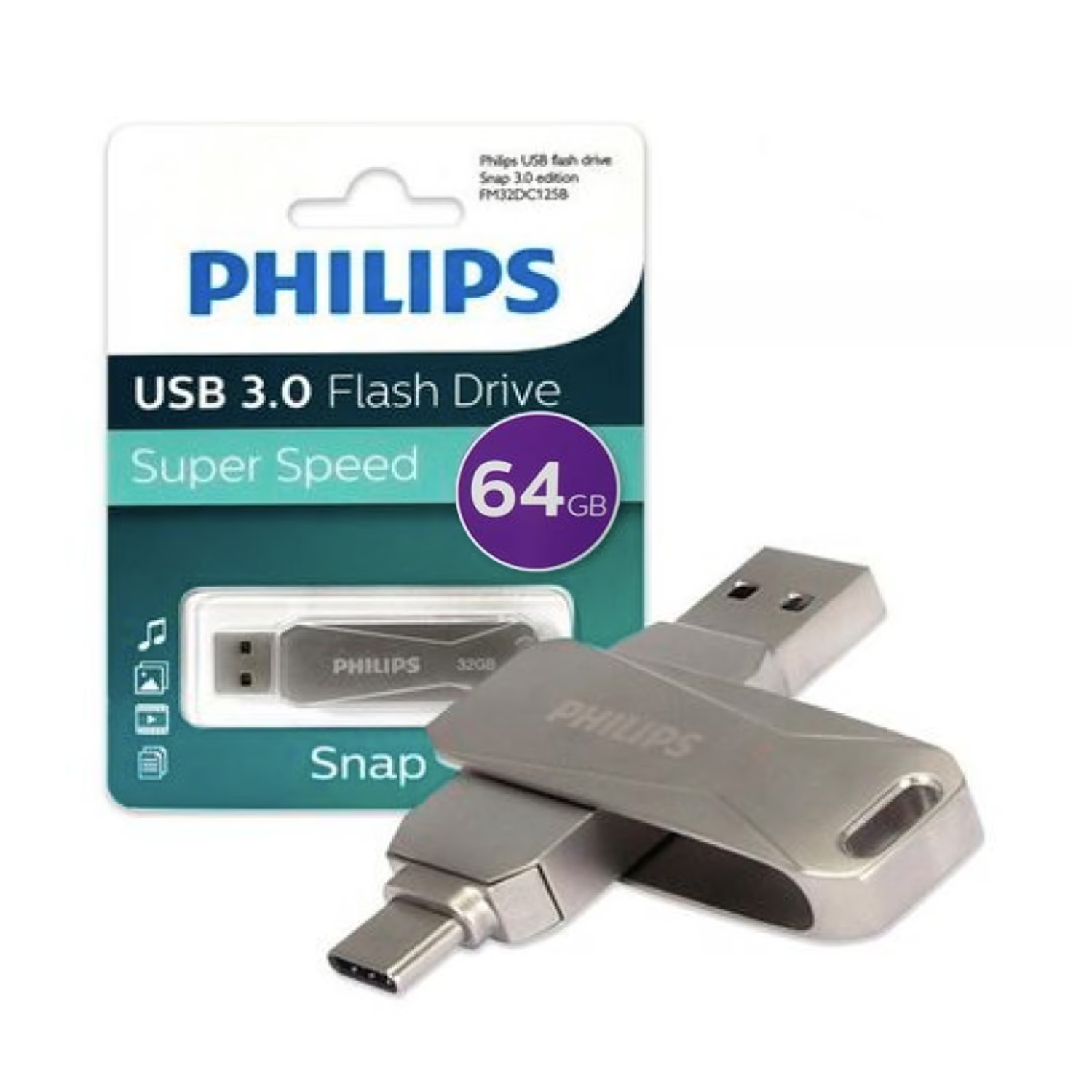 Pendrive Snap 64gb Philips