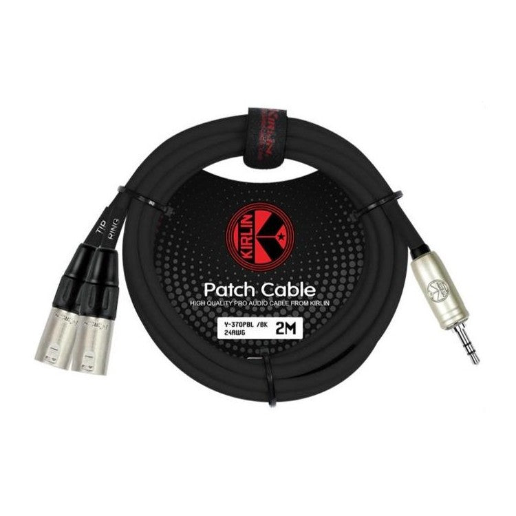 Cable Plug 3,5 TRS A 2 XLR Macho, 2 m Kirlin