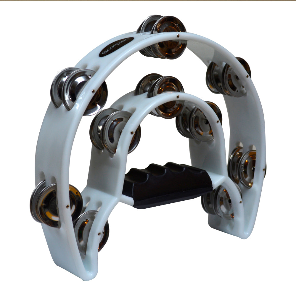 Pandero Media Luna Doble Colores Scorpion