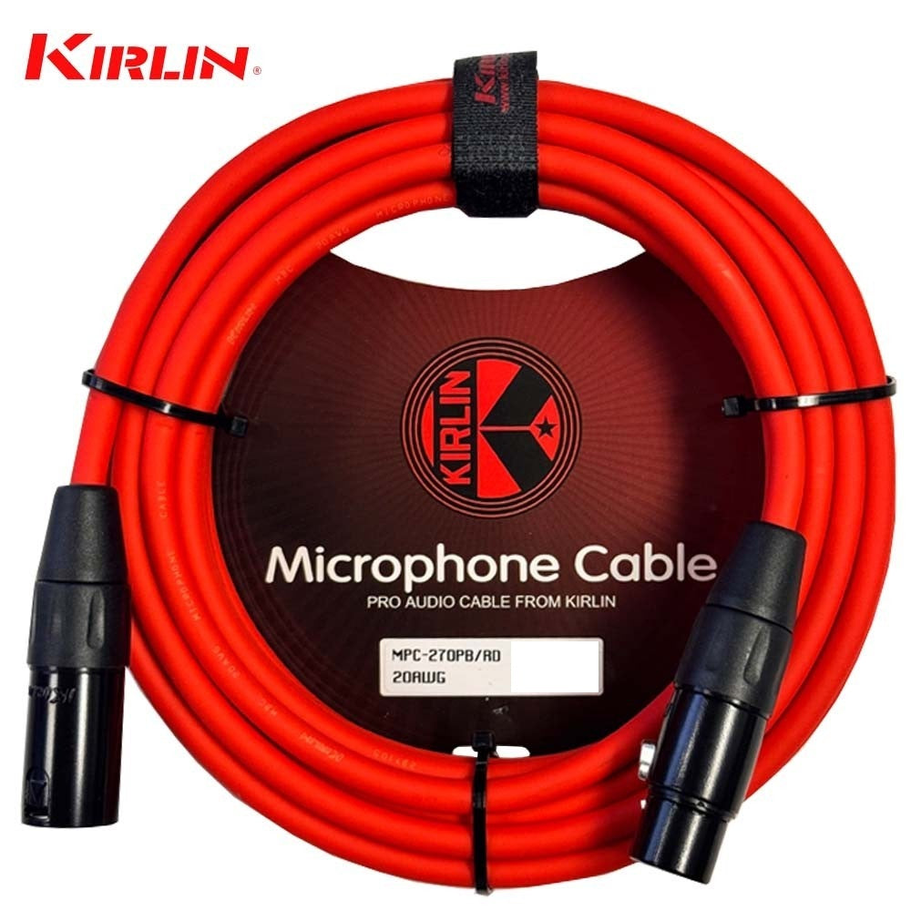 Cable Para Micrófono XLR Macho a Hembra 6m Rojo Kirlin
