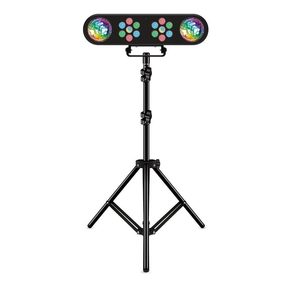 Set barra 2 par RGB+2 magic ball con atril Carverpro - Espacio música