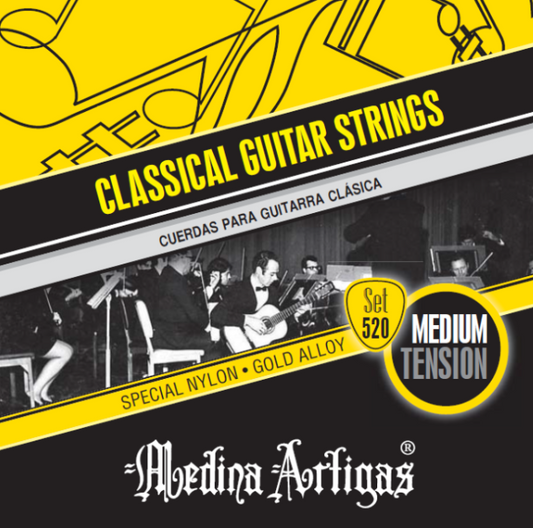 Cuerdas para Guitarra Clásica Medina Artigas