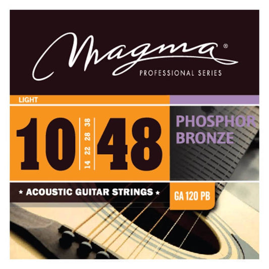 Cuerdas Guitarra electroacústica 010-048 Magma