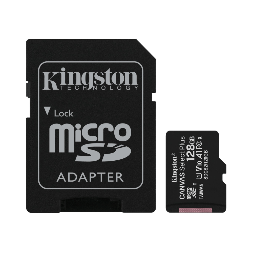 Tarjeta microSD 128Gb Canvas Select Plus Kingston - Espacio música