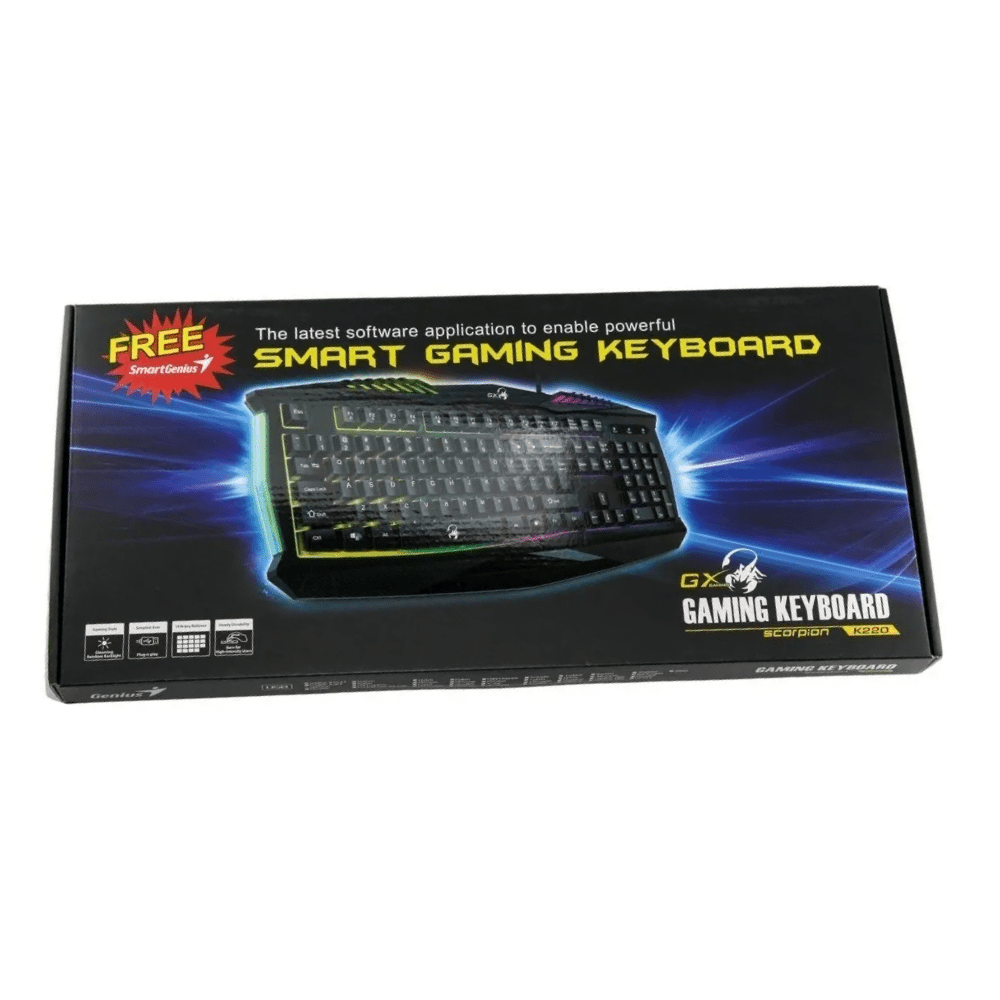 Teclado Gamer Inteligente Scorpion K220 Genius - Espacio música