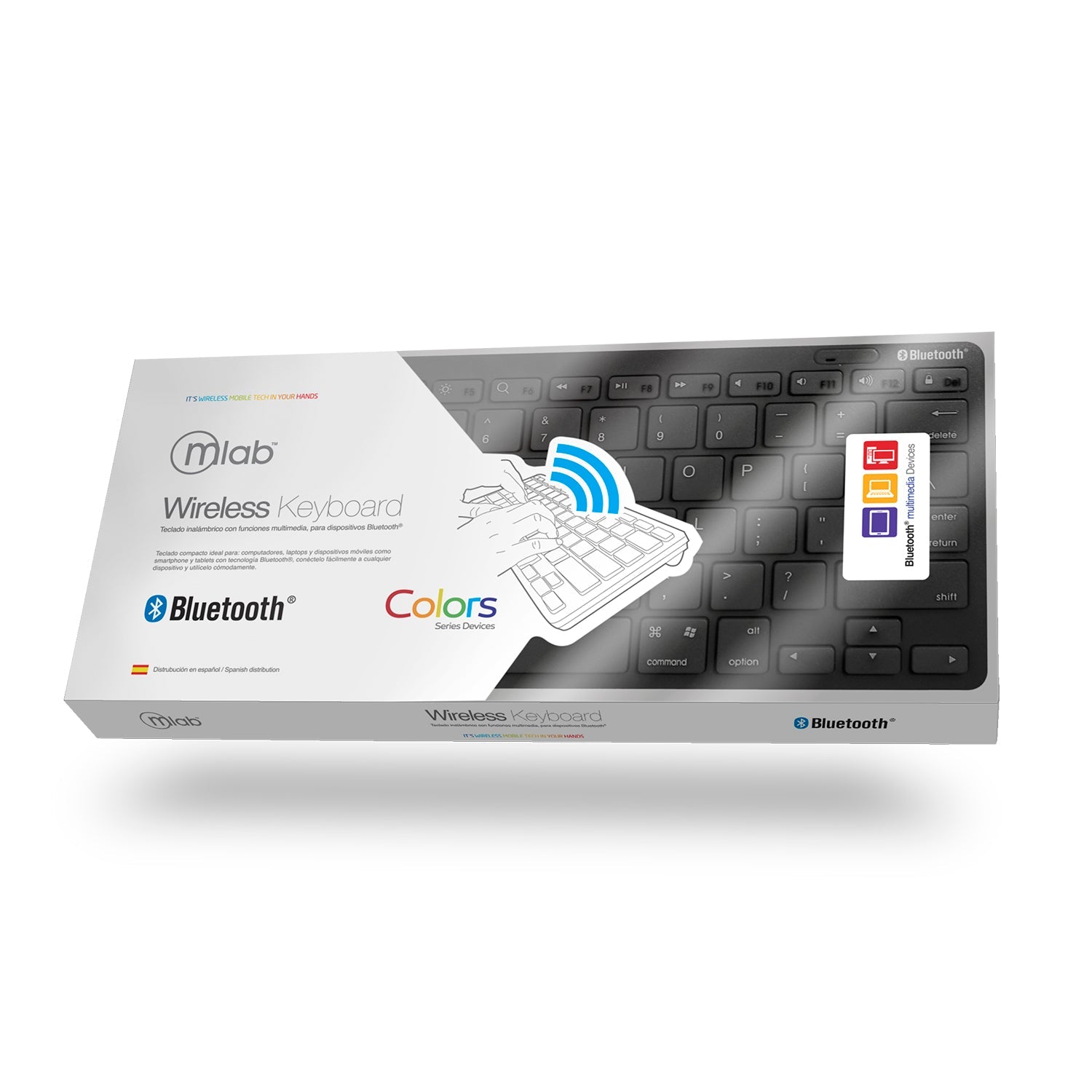 Teclado Mini portátil Bluetooth colores - Espacio música