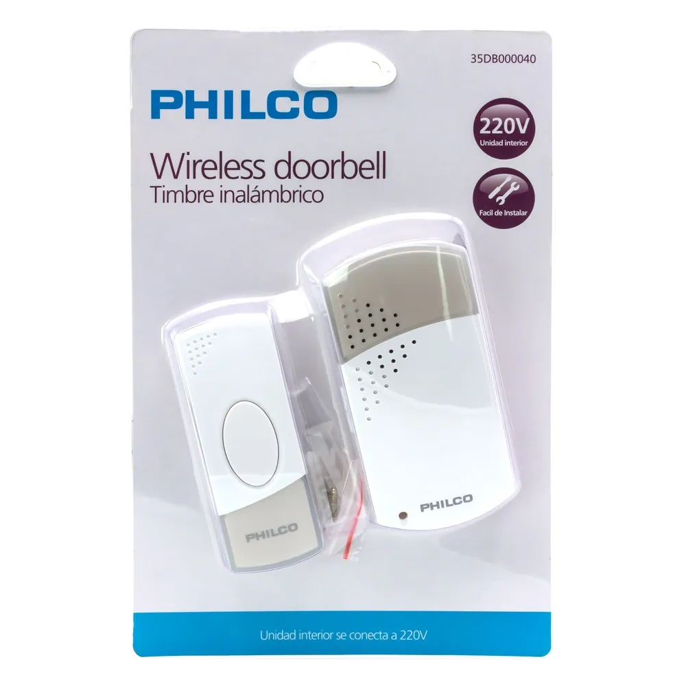 Timbre Inalámbrico Philco 220V