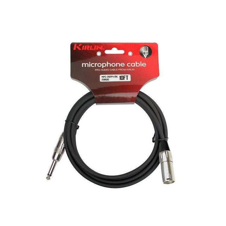 Cable de audio XLR macho a plug mono 3m Kirlin