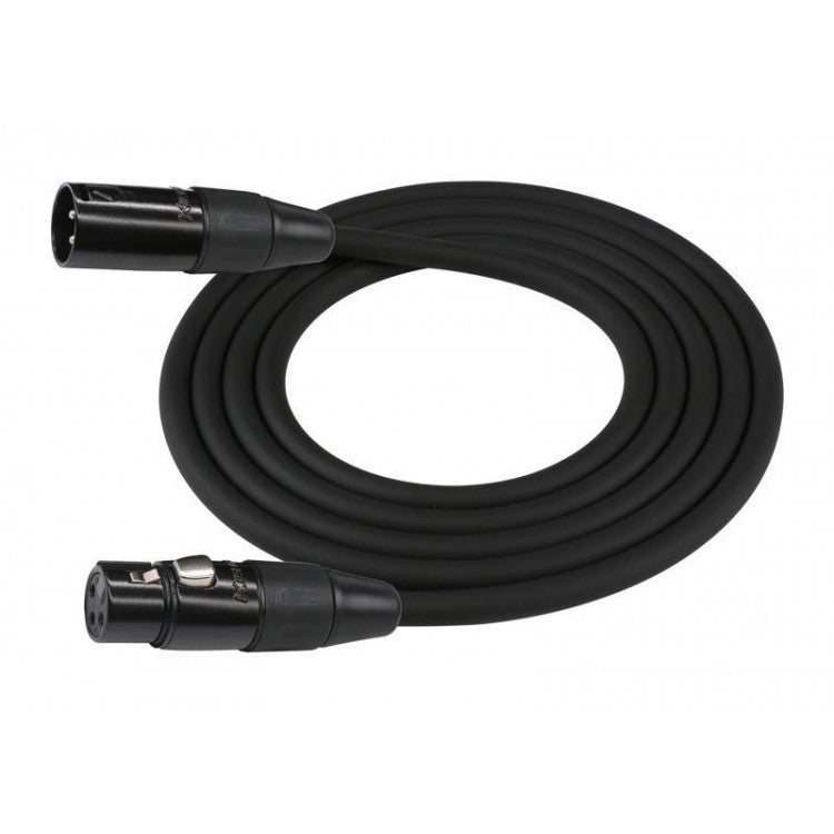 Cable para micrófono XLR macho a hembra negro 10m Kirlin