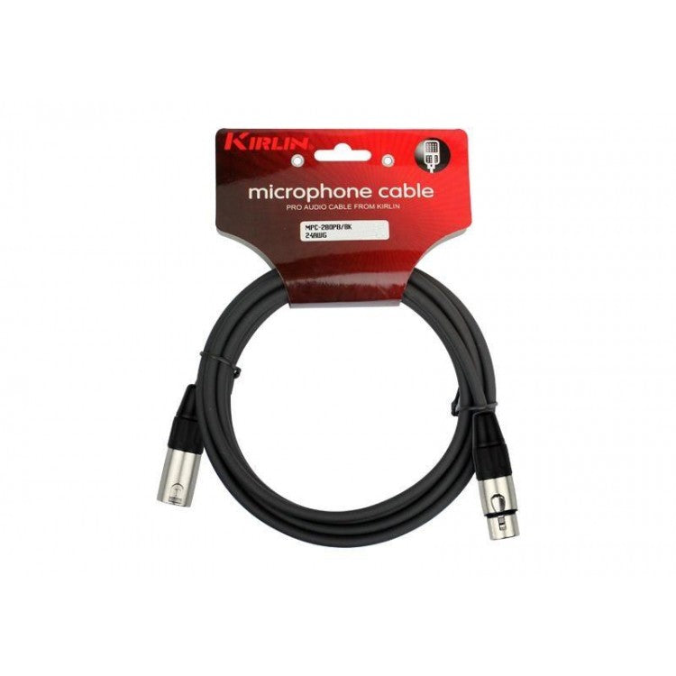Cable para micrófono XLR macho a hembra 10m Kirlin