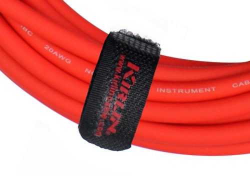 Cable instrumento 6,3 mono 6 m rojo Kirlin