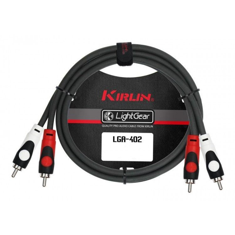 Cable de audio 2 RCA a 2 RCA 2 m Kirlin