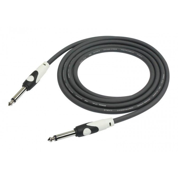 Cable instrumento 6,3 mono 3 m negro Kirlin