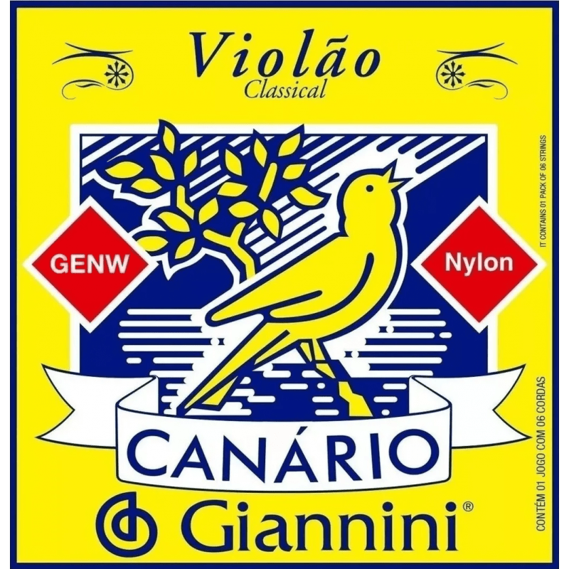 Cuerdas Guitarra Clásica Canario Giannini - Espacio música