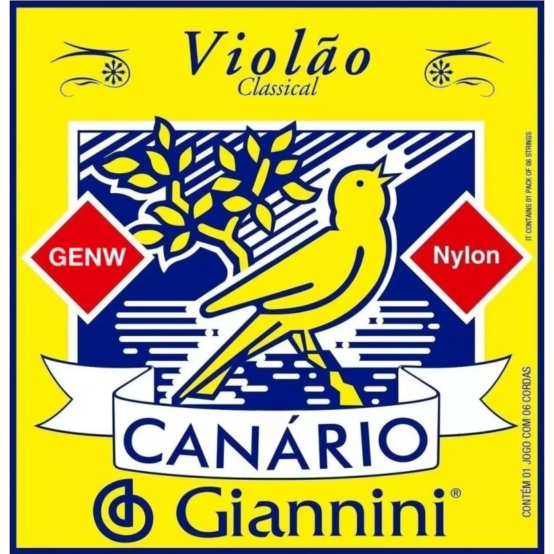 Cuerdas Guitarra Clásica Canario Giannini